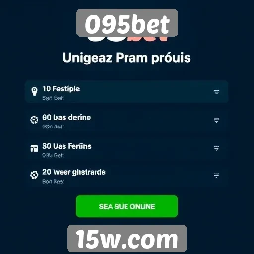 Promoções e bônus oferecidos no 095bet